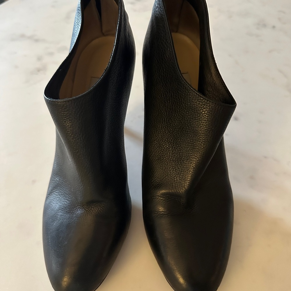 Jimmy Choo Black Leather Ankle Boots